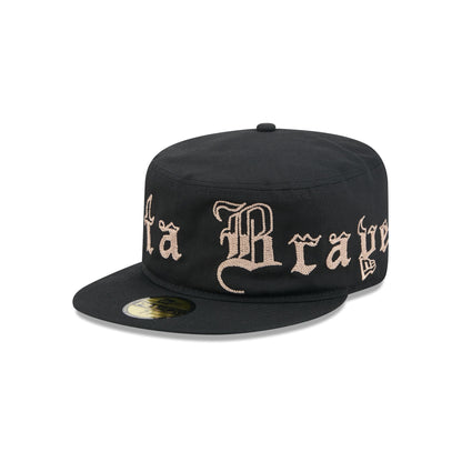 Atlanta Braves Gothic Lettering Pillbox Hat