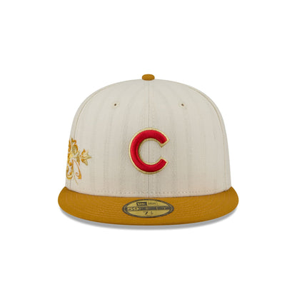 Chicago Cubs Chrome Herringbone 59FIFTY Fitted Hat