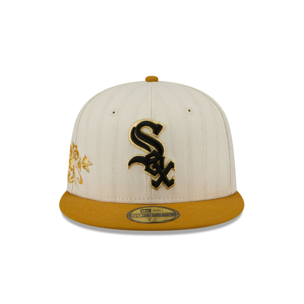Chicago White Sox Chrome Herringbone 59FIFTY Fitted Hat