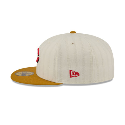 Cincinnati Reds Chrome Herringbone 59FIFTY Fitted Hat