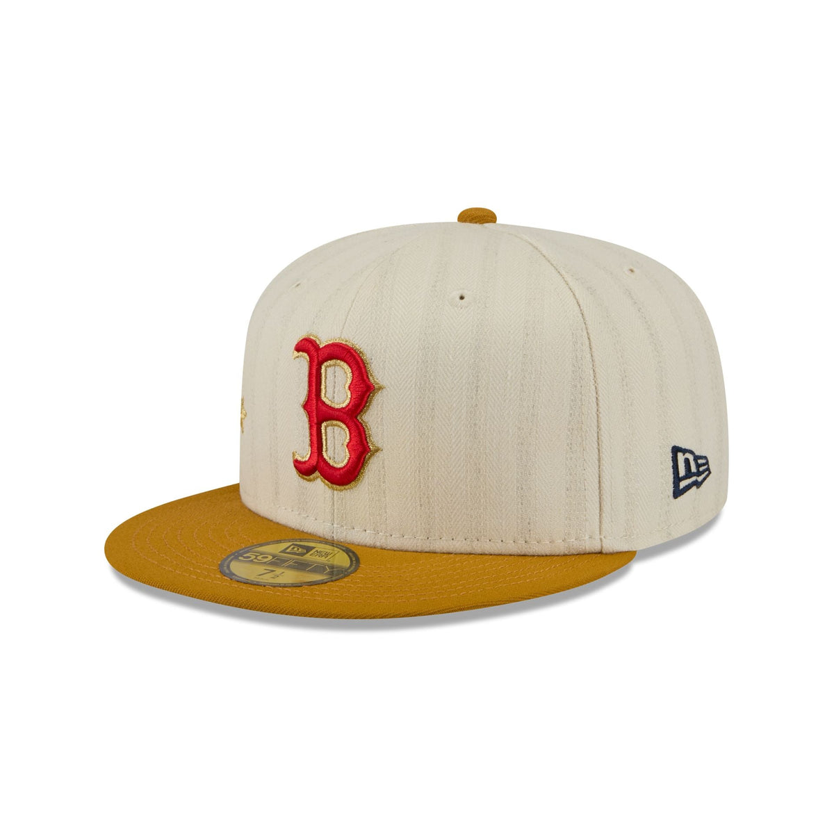 Boston Red Sox Chrome Herringbone 59FIFTY Fitted Hat