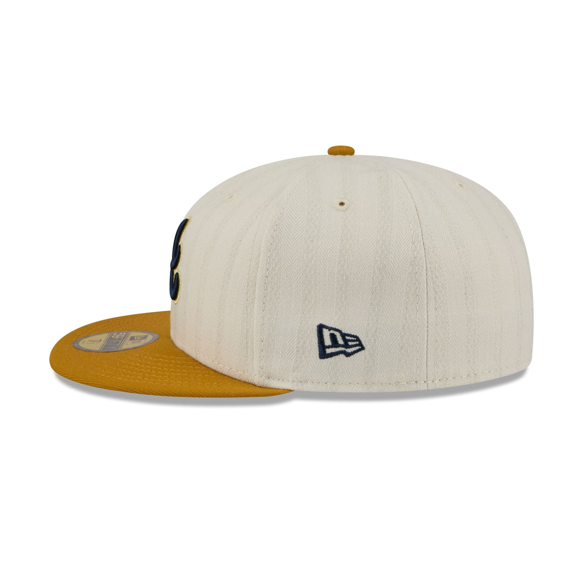 Atlanta Braves Chrome Herringbone 59FIFTY Fitted Hat