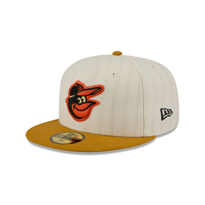 Baltimore Orioles Chrome Herringbone 59FIFTY Fitted Hat