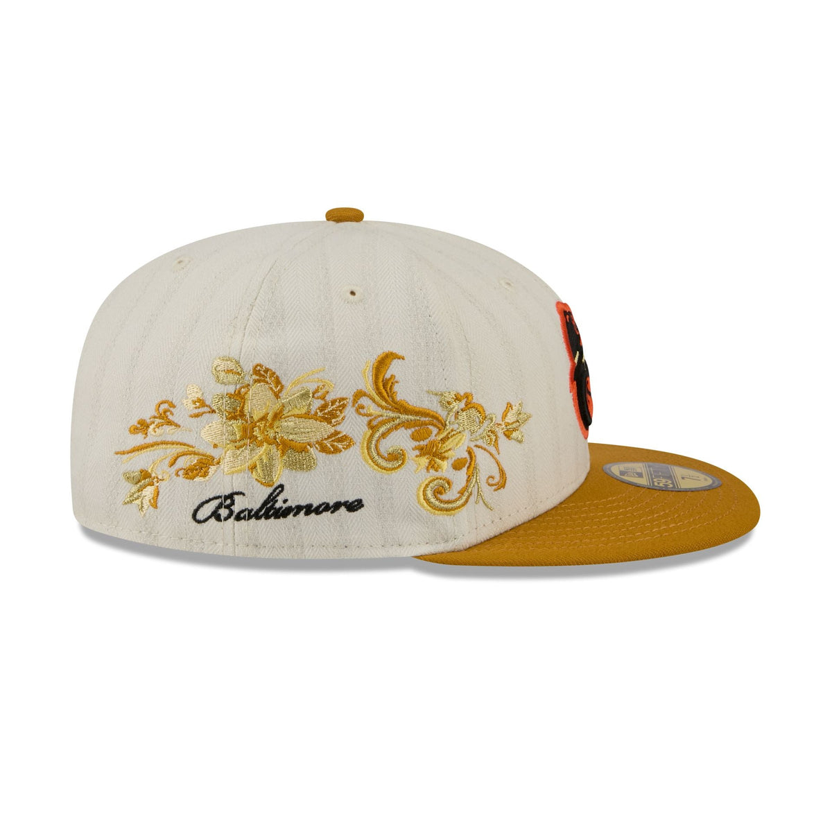 Baltimore Orioles Chrome Herringbone 59FIFTY Fitted Hat