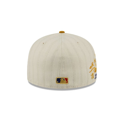 Los Angeles Dodgers Chrome Herringbone 59FIFTY Fitted Hat