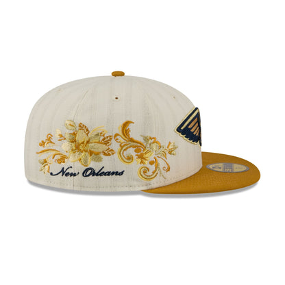 New Orleans Pelicans Chrome Herringbone 59FIFTY Fitted Hat
