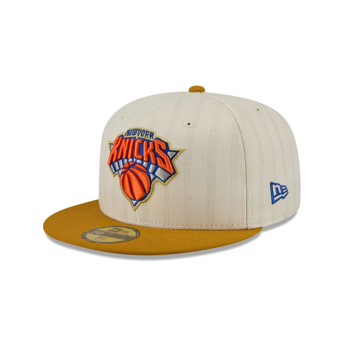 New York Knicks Chrome Herringbone 59FIFTY Fitted Hat