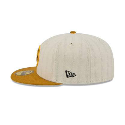 Boston Bruins Chrome Herringbone 59FIFTY Fitted Hat