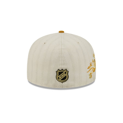 Boston Bruins Chrome Herringbone 59FIFTY Fitted Hat