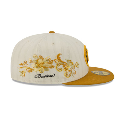 Boston Bruins Chrome Herringbone 59FIFTY Fitted Hat