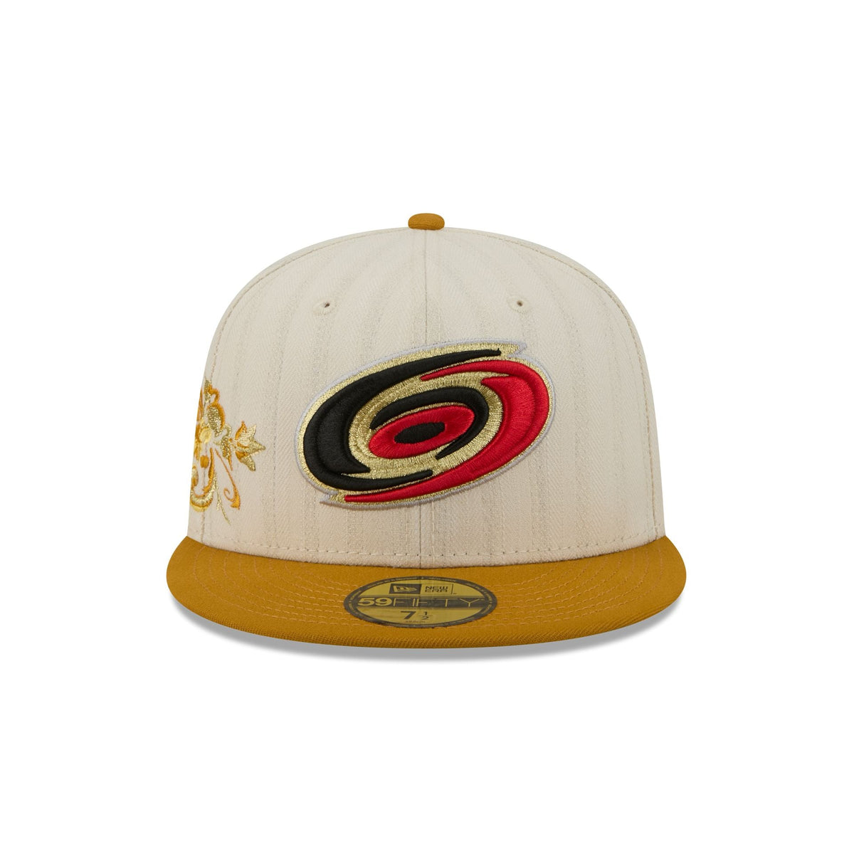 Carolina Hurricanes Chrome Herringbone 59FIFTY Fitted Hat