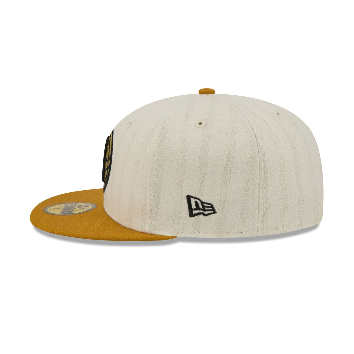 Brooklyn Nets Chrome Herringbone 59FIFTY Fitted Hat