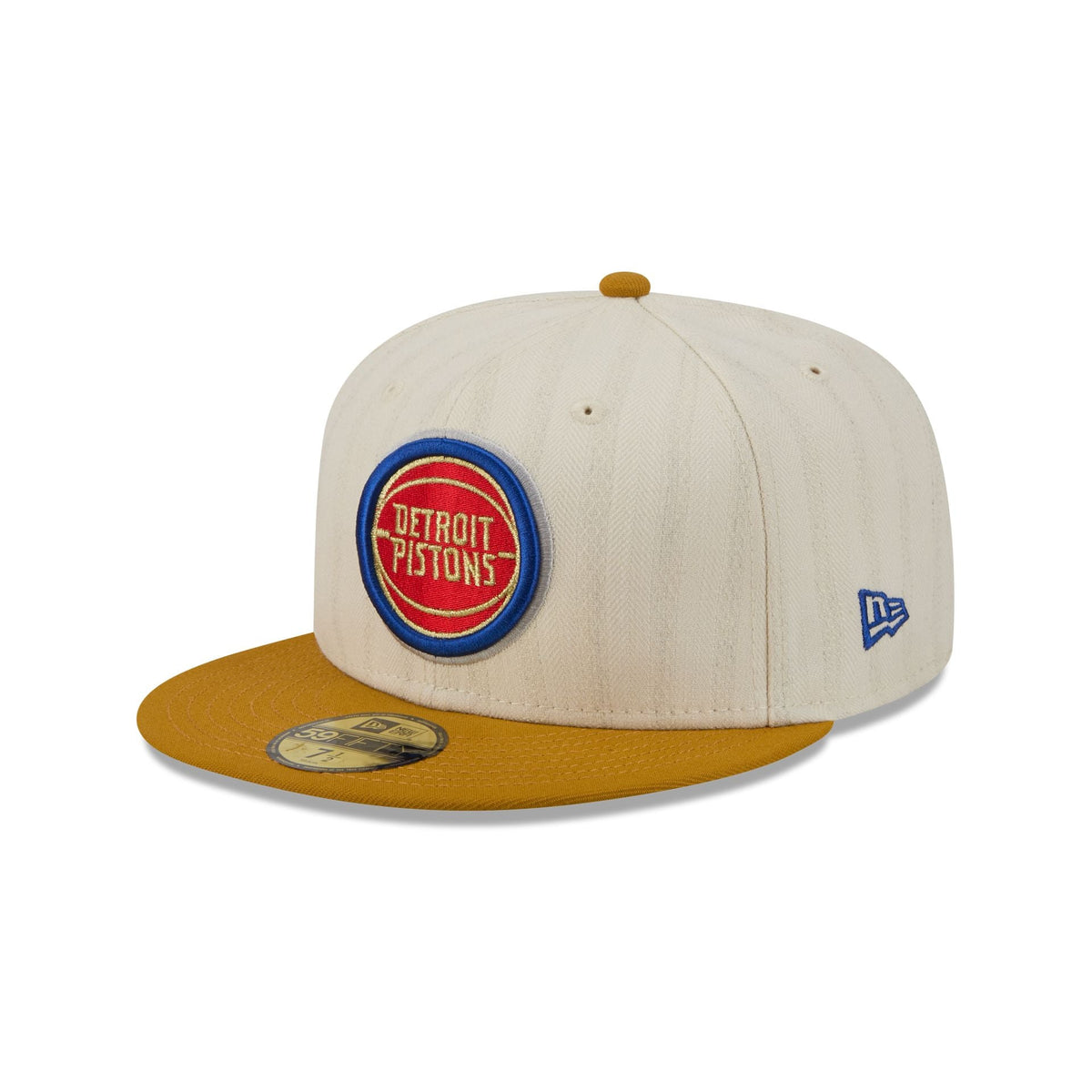 Detroit Pistons Chrome Herringbone 59FIFTY Fitted Hat