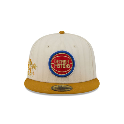 Detroit Pistons Chrome Herringbone 59FIFTY Fitted Hat