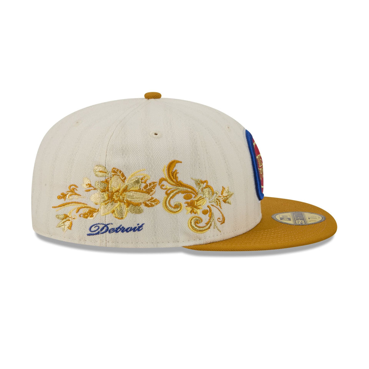 Detroit Pistons Chrome Herringbone 59FIFTY Fitted Hat