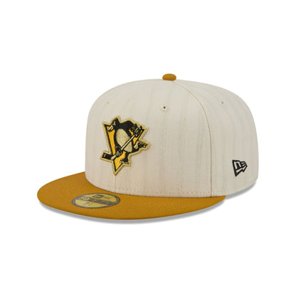 Pittsburgh Penguins Chrome Herringbone 59FIFTY Fitted Hat