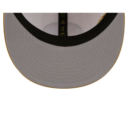 Golden State Warriors Chrome Herringbone 59FIFTY Fitted Hat
