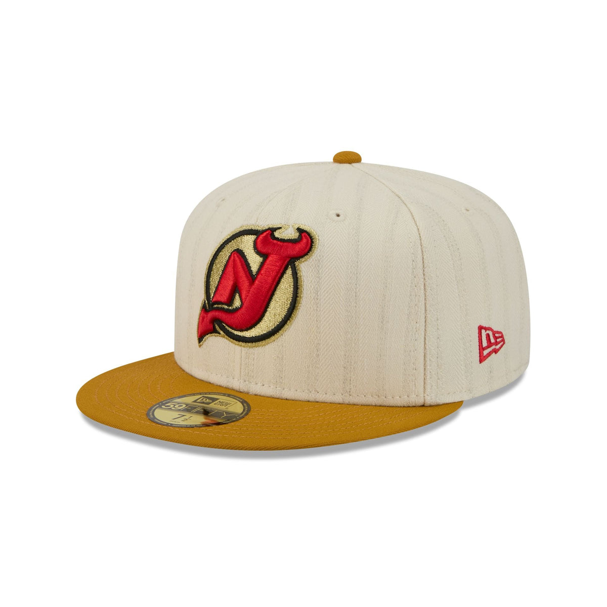 New Jersey Devils Chrome Herringbone 59FIFTY Fitted Hat