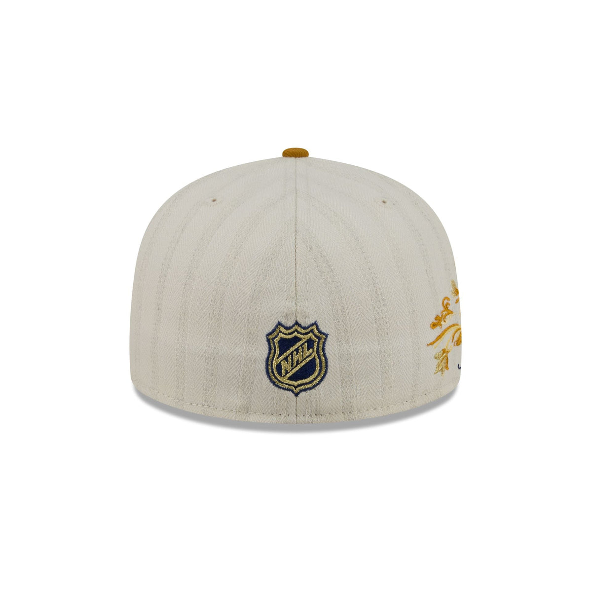 Nashville Predators Chrome Herringbone 59FIFTY Fitted Hat