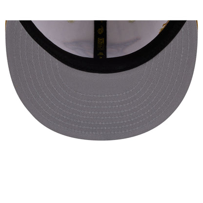 Nashville Predators Chrome Herringbone 59FIFTY Fitted Hat