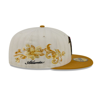 Atlanta Falcons Chrome Herringbone 59FIFTY Fitted Hat