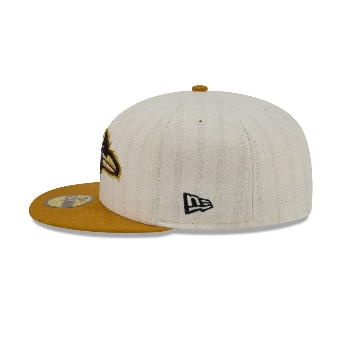 Baltimore Ravens Chrome Herringbone 59FIFTY Fitted Hat