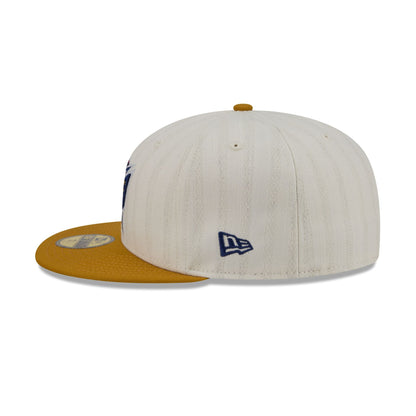 Columbus Blue Jackets Chrome Herringbone 59FIFTY Fitted Hat