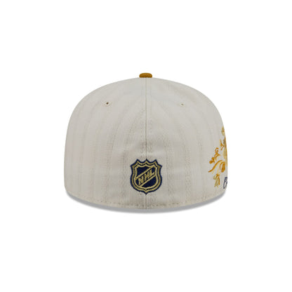 Columbus Blue Jackets Chrome Herringbone 59FIFTY Fitted Hat