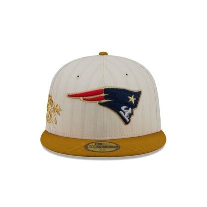 New England Patriots Chrome Herringbone 59FIFTY Fitted Hat