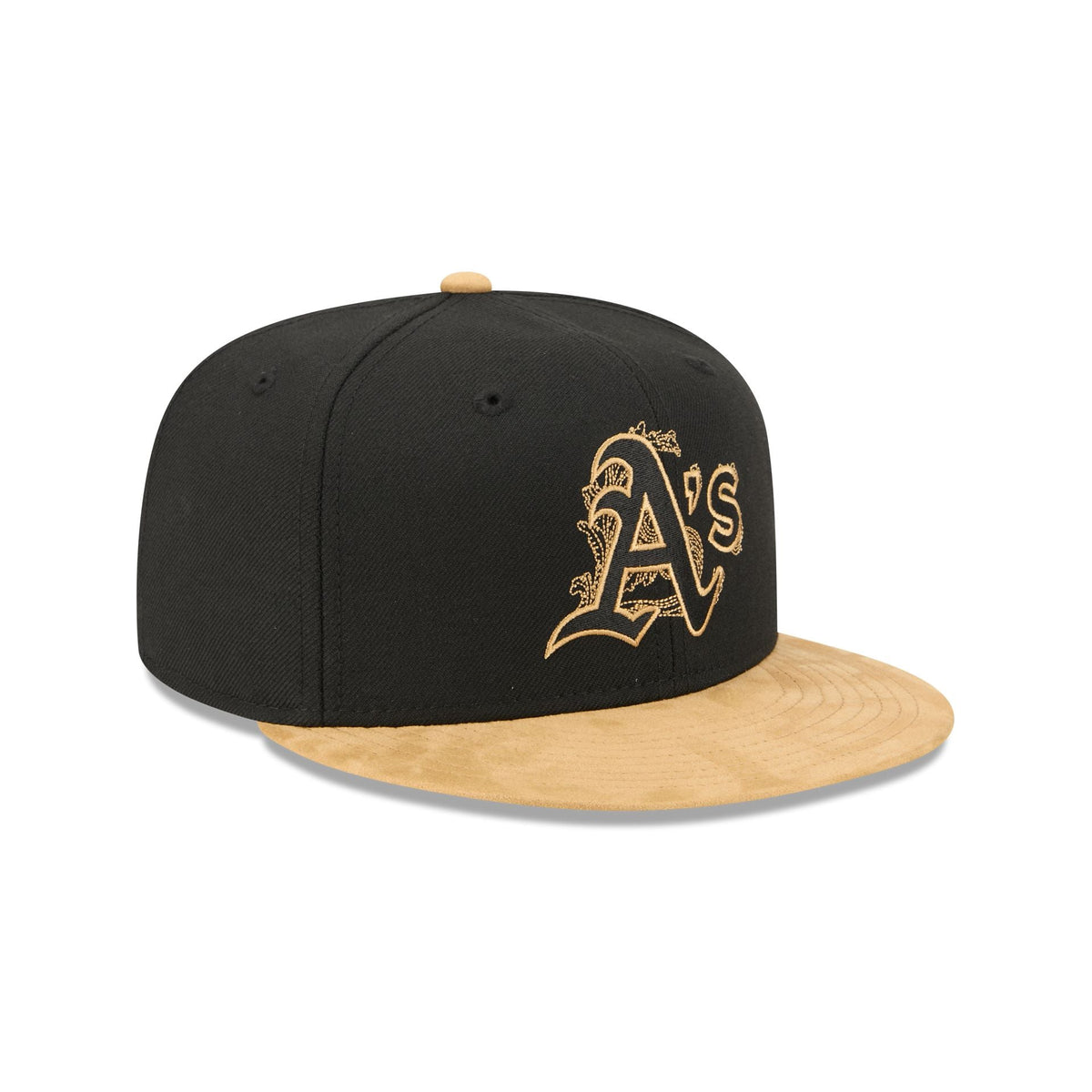 Athletics Black Wool 59FIFTY Fitted Hat