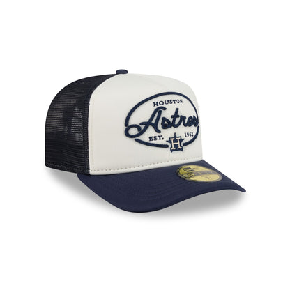 Houston Astros Chrome 59FIFTY Fitted Trucker Hat