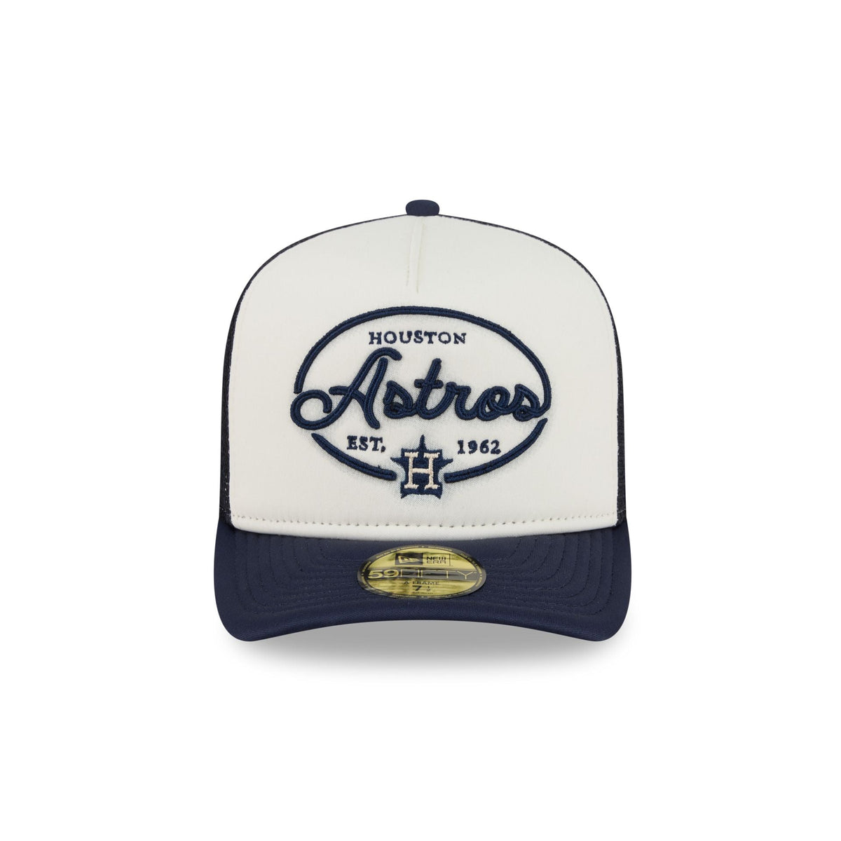 Houston Astros Chrome 59FIFTY Fitted Trucker Hat
