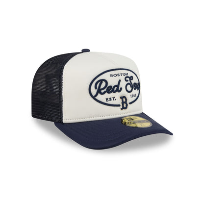 Boston Red Sox Chrome 59FIFTY Fitted Trucker Hat
