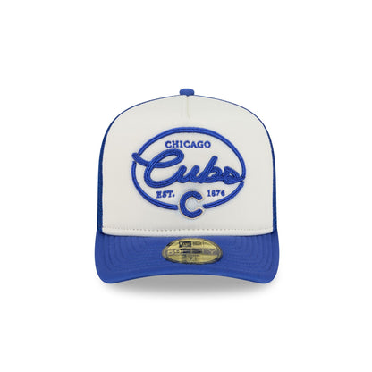 Chicago Cubs Chrome 59FIFTY Fitted Trucker Hat