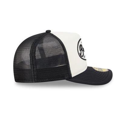 Boston Bruins Chrome 59FIFTY Fitted Trucker Hat