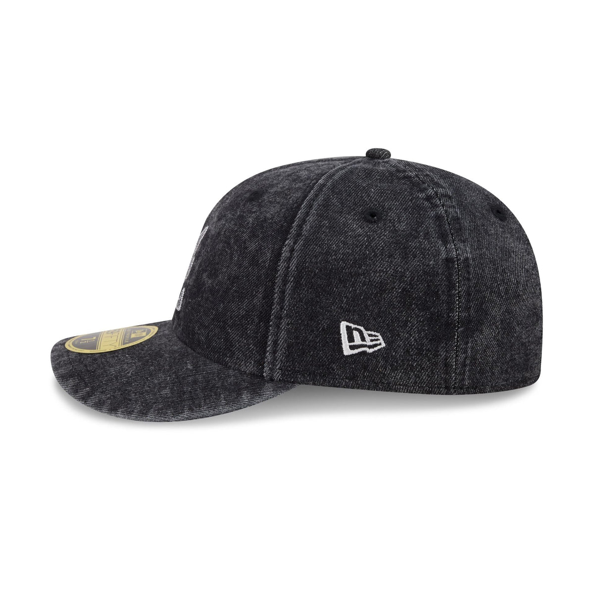Atlanta Braves Black Denim Low Profile 59FIFTY Fitted Hat