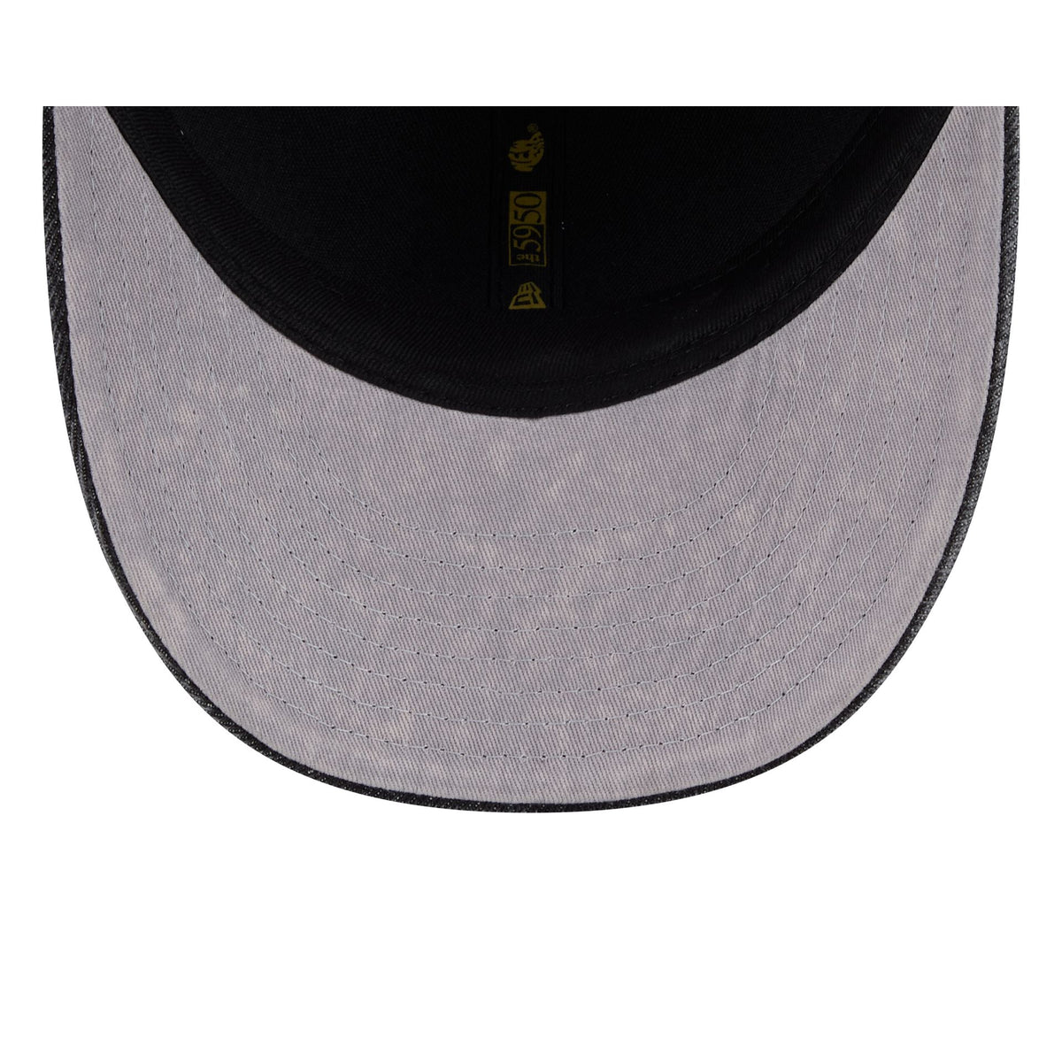 Atlanta Braves Black Denim Low Profile 59FIFTY Fitted Hat