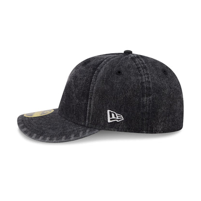 Chicago Cubs Black Denim Low Profile 59FIFTY Fitted Hat