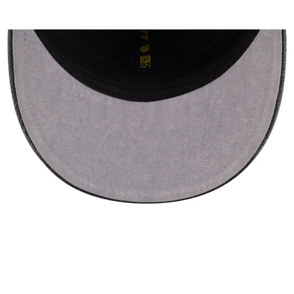 Chicago Cubs Black Denim Low Profile 59FIFTY Fitted Hat