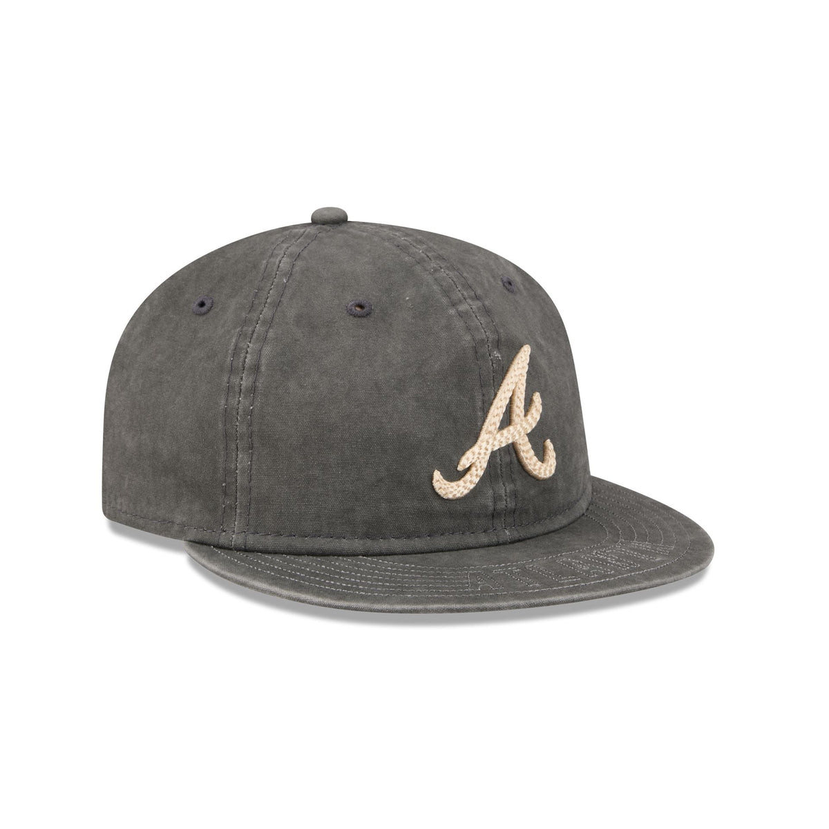 Atlanta Braves Visor Stitch Retro Crown 59FIFTY Fitted Hat