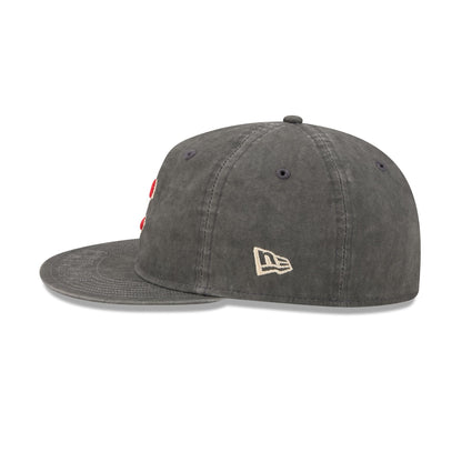 Chicago Cubs Visor Stitch Retro Crown 59FIFTY Fitted Hat