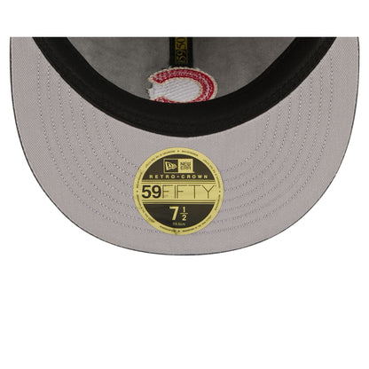 Chicago Cubs Visor Stitch Retro Crown 59FIFTY Fitted Hat