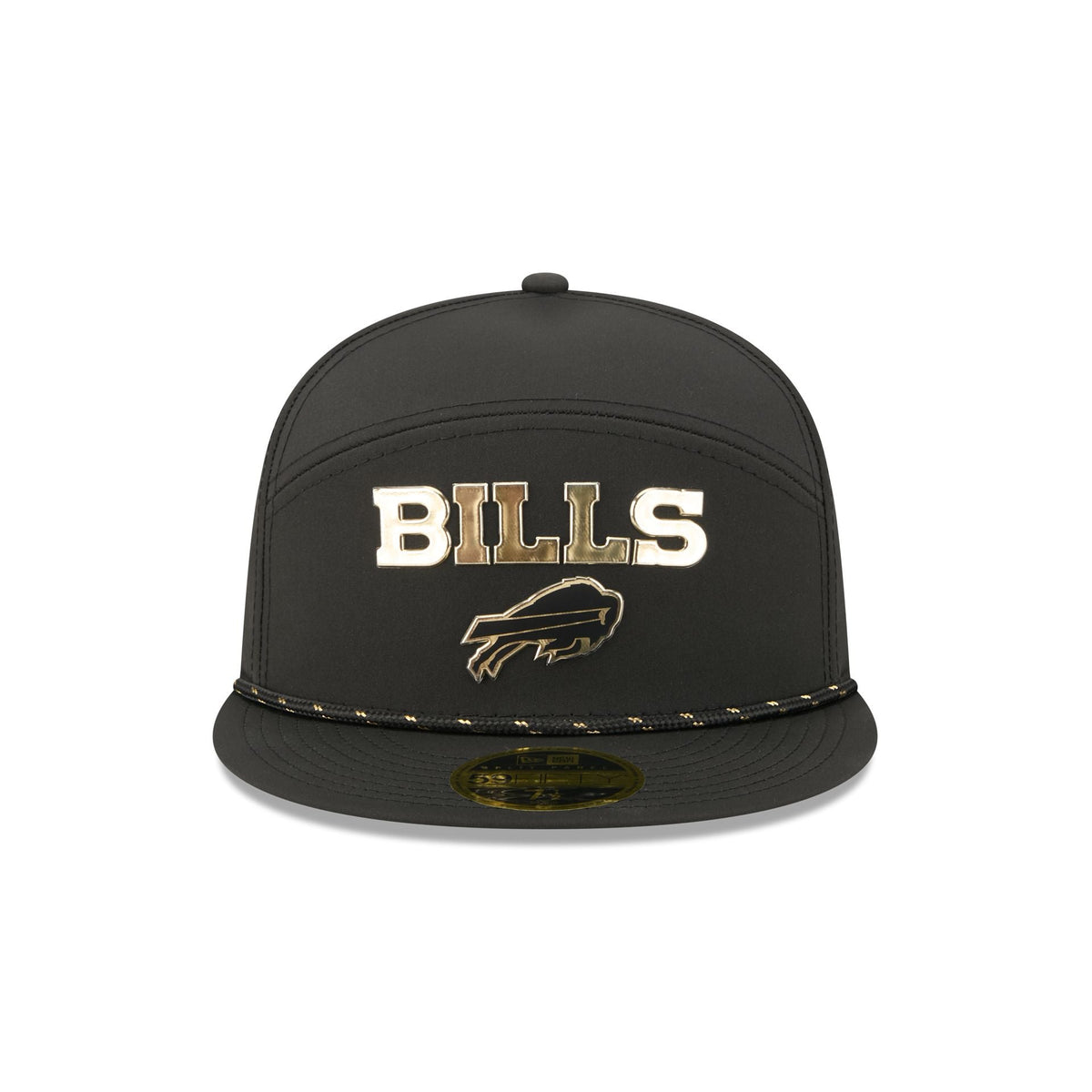 Buffalo Bills Gold Logo Rope Split Panel 59FIFTY Fitted Hat