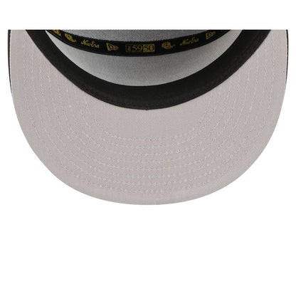 Detroit Lions Gold Logo Rope Split Panel 59FIFTY Fitted Hat