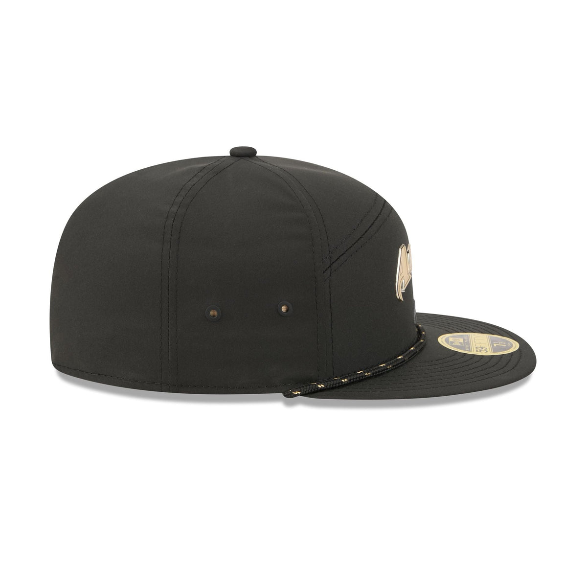 Arizona Diamondbacks Gold Logo Rope Split Panel 59FIFTY Fitted Hat
