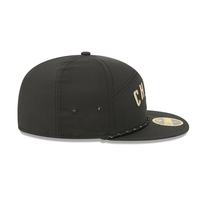 Chicago Cubs Gold Logo Rope Split Panel 59FIFTY Fitted Hat
