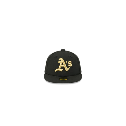 Athletics Gold Logo Mini 59FIFTY Fitted Hat