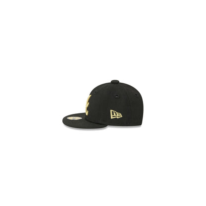 Atlanta Braves Gold Logo Mini 59FIFTY Fitted Hat