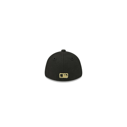 Atlanta Braves Gold Logo Mini 59FIFTY Fitted Hat