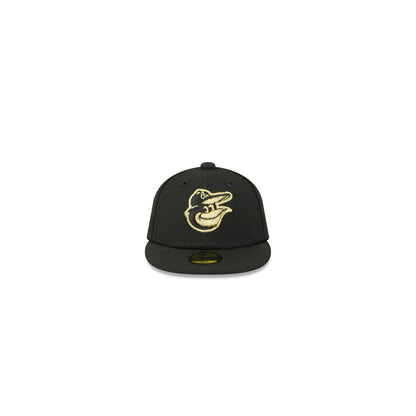 Baltimore Orioles Gold Logo Mini 59FIFTY Fitted Hat